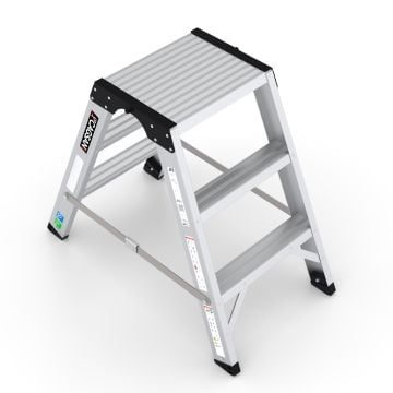 Çağsan Çift Çıkışlı Jura Alüminyum Merdiven 3 Basamaklı - JR3