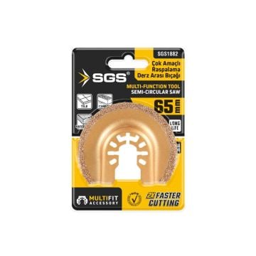 SGS Multı-Tools Kesici Ve Raspalama Derz Arası Temizleme Karbür 65Mm