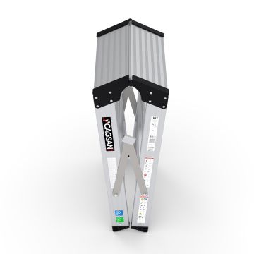 Çağsan Çift Çıkışlı Jura Alüminyum Merdiven 3 Basamaklı - JR3