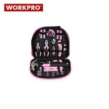 Workpro W009012 Çantalı Pembe El Aletleri Seti, 103Parça