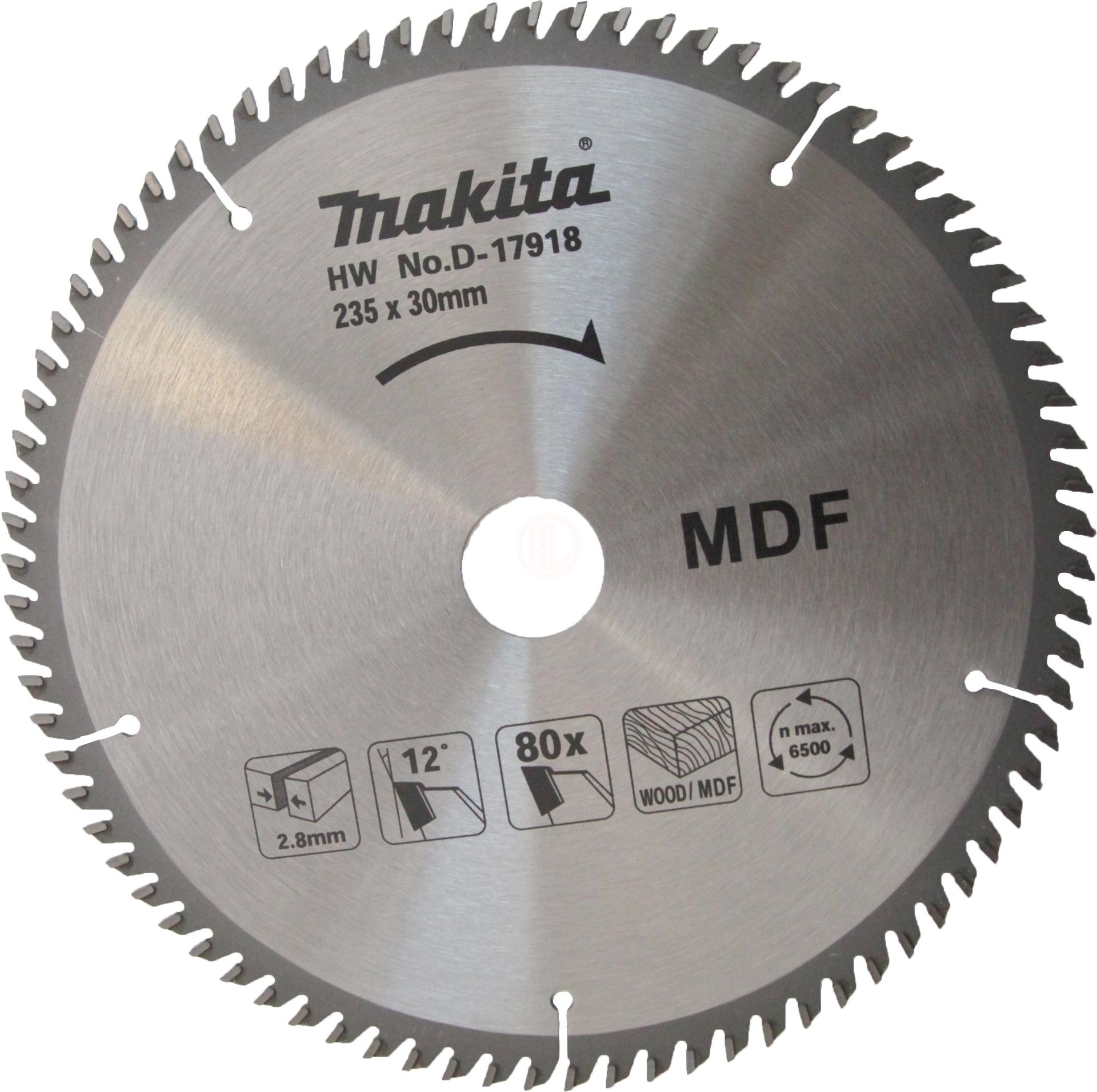 Makita Standart Ahşap Daire Testere 235x30 mm 80 Diş (D-17918)