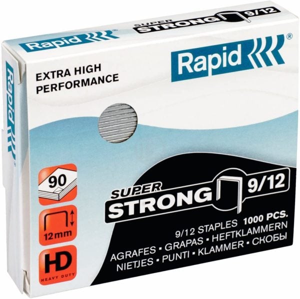 Rapid Zımba Teli 9 Serisi 12 mm Süper Güçlü (1 Pkt/1000 Adet) - 24871300