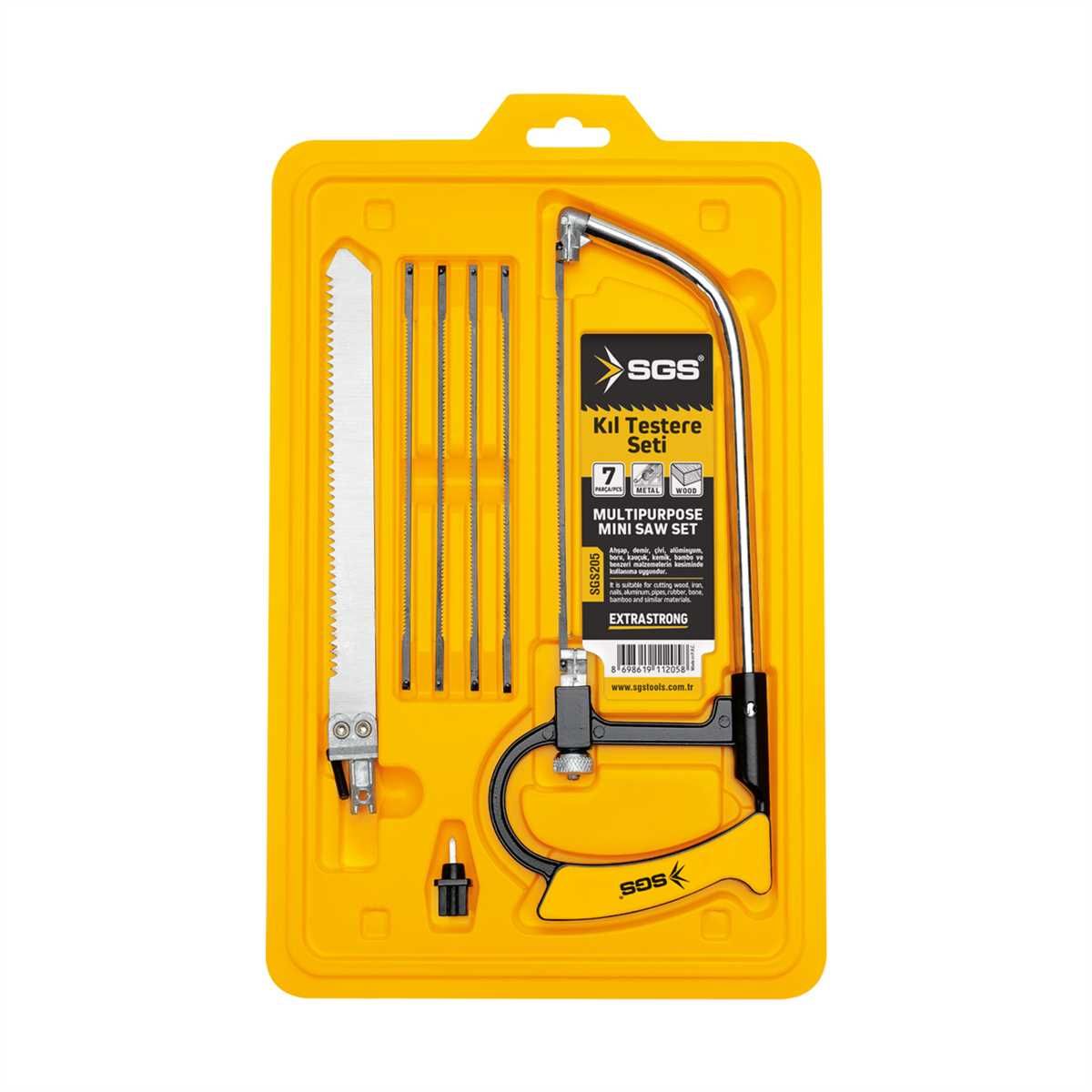 SGS Kıl Testere Seti 7 Parça