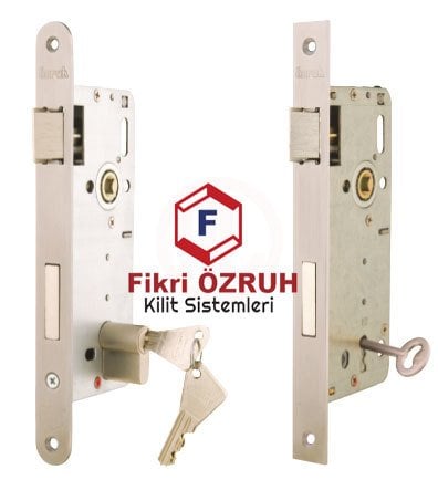Özruh SİLİNDİRLİ GÖMME KİLİT 45 MM SATEN PASLANMAZ BAREL - T94500P
