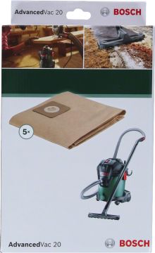 Bosch Süpürge Toz Torbası (AdvancedVac 20) (5 Adet) - 2609256F33