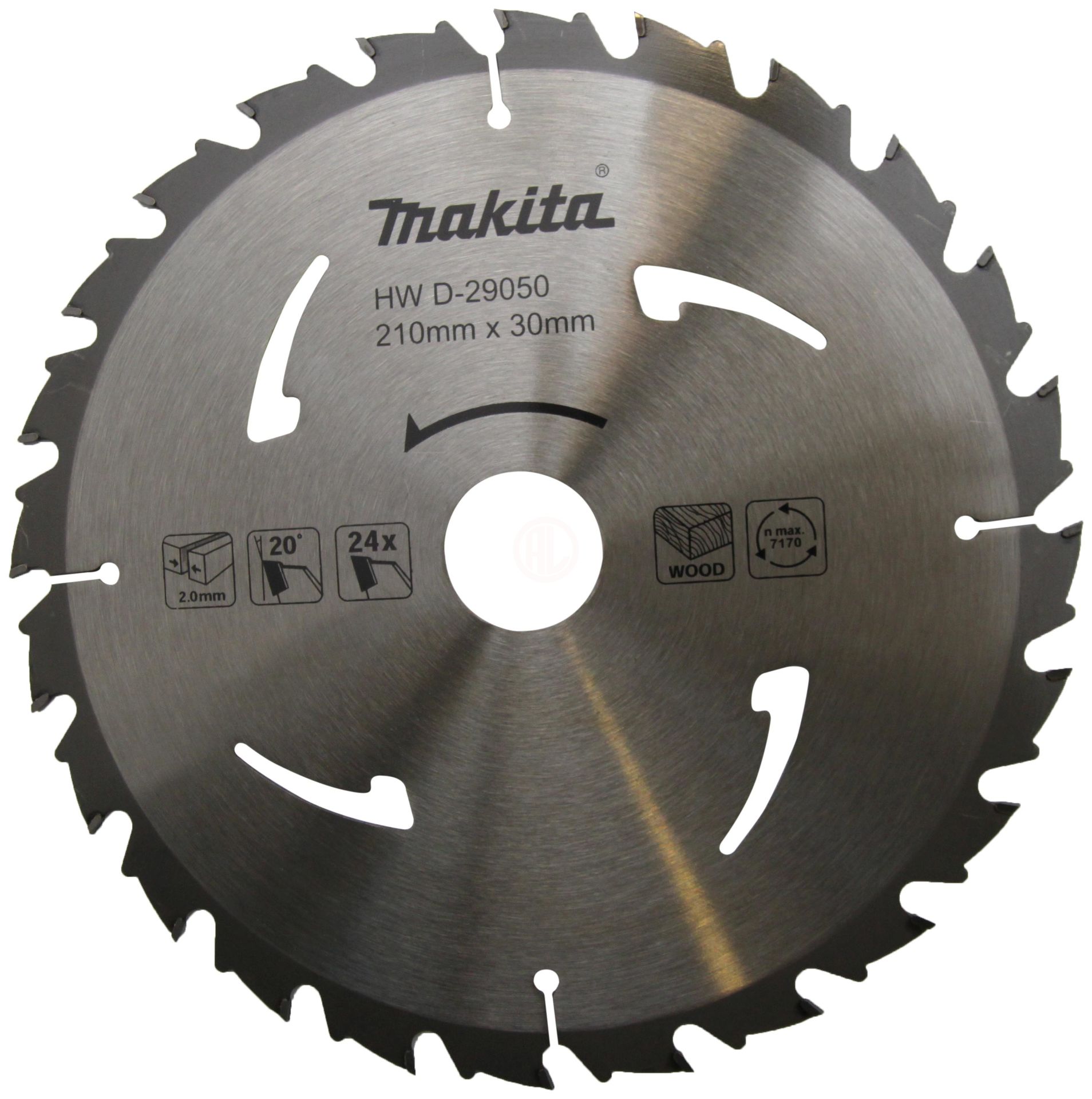 Makita Standart Ahşap Daire Testere 210x30 mm 24 Diş (D-29050)