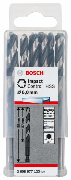 Bosch Çift Taraflı Vidalama Hss 6,0X98Mm 10 Lu Paket İmpact Control - 2608577123