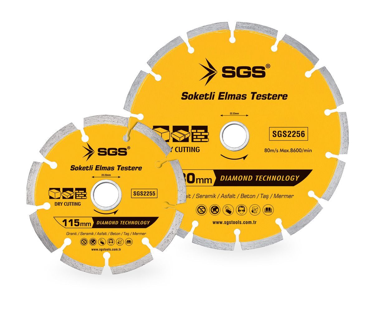 SGS Soketli Elmas Testere 115Mm