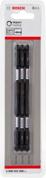 Bosch Vidalama Ucu Çift Taraflı Impact Control PH2x150 mm (3 Adet) - 2608522358