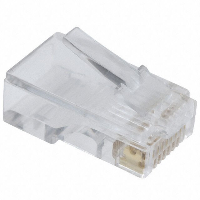 Assmann Modüler Fiş, Cat. 5E, Rj45, 8P8C, Zırhsız (Unshielded), Yuvarlak Kablo Tipi, Altın Kalınlığı 0,6µ