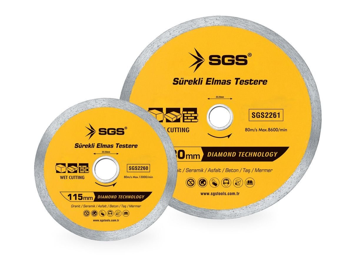 SGS Sürekli Elmas Testere 230Mm