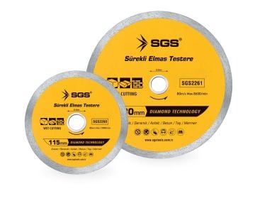 SGS Sürekli Elmas Testere 230Mm