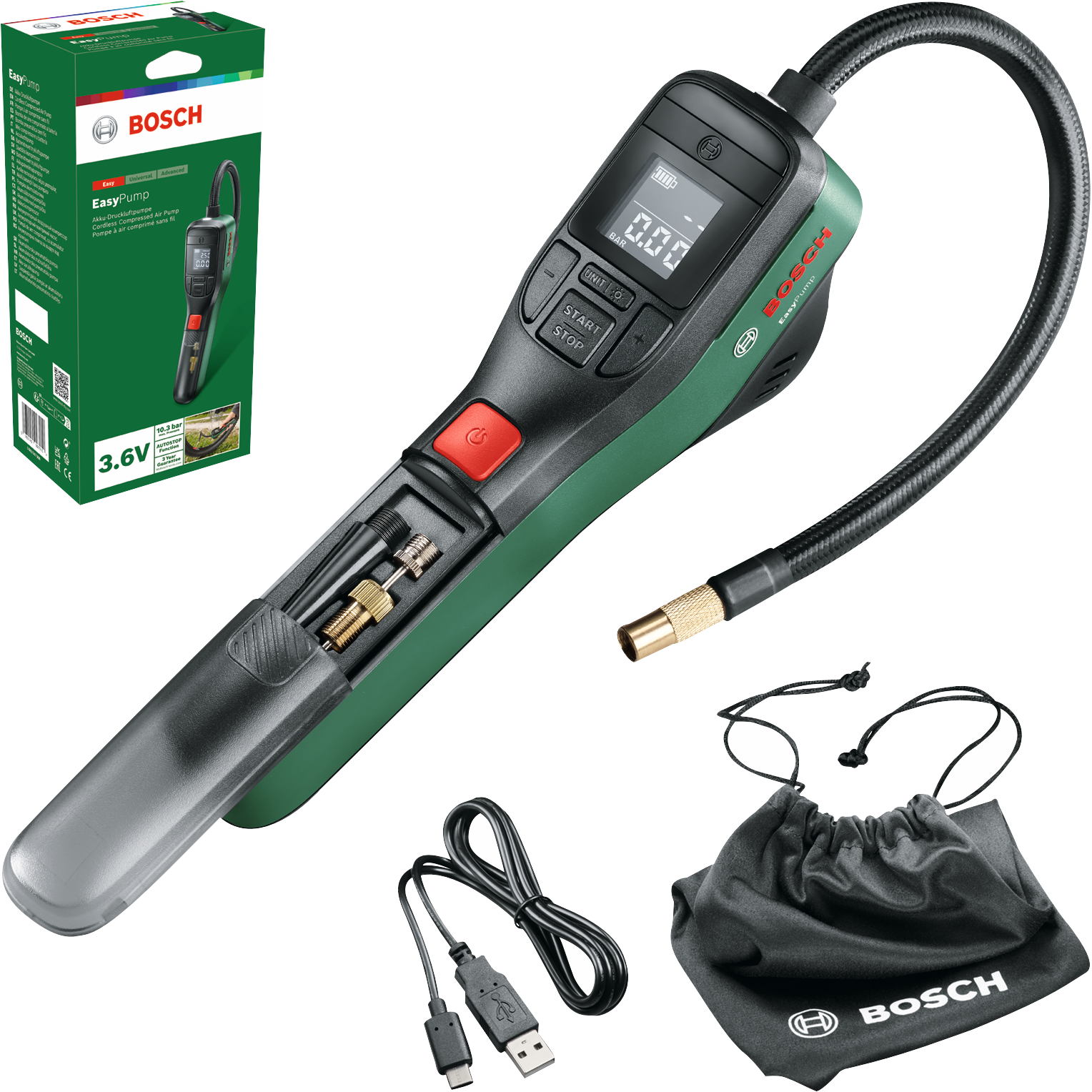 Bosch Akülü Basınçlı Hava Pompası EasyPump - 0603947000
