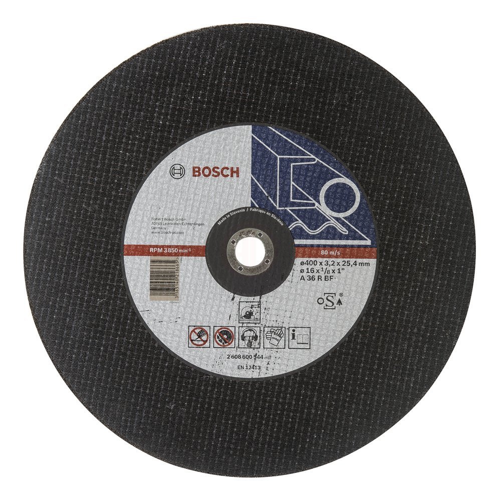 Bosch Metal Kesme Diski Expert For Metal Düz 400x25,4x3,2 mm (A 36 R BF) - 2608600544
