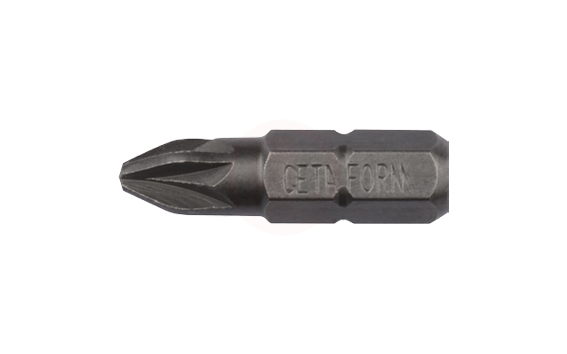 Ceta Form 1/4 İnç Pozidriv Bits Uç Pz2 X 25 Mm