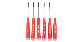 İzeltaş Tornavida Takımı Torx Uçlu Elektronikçi Tip Klemens 6 Parça