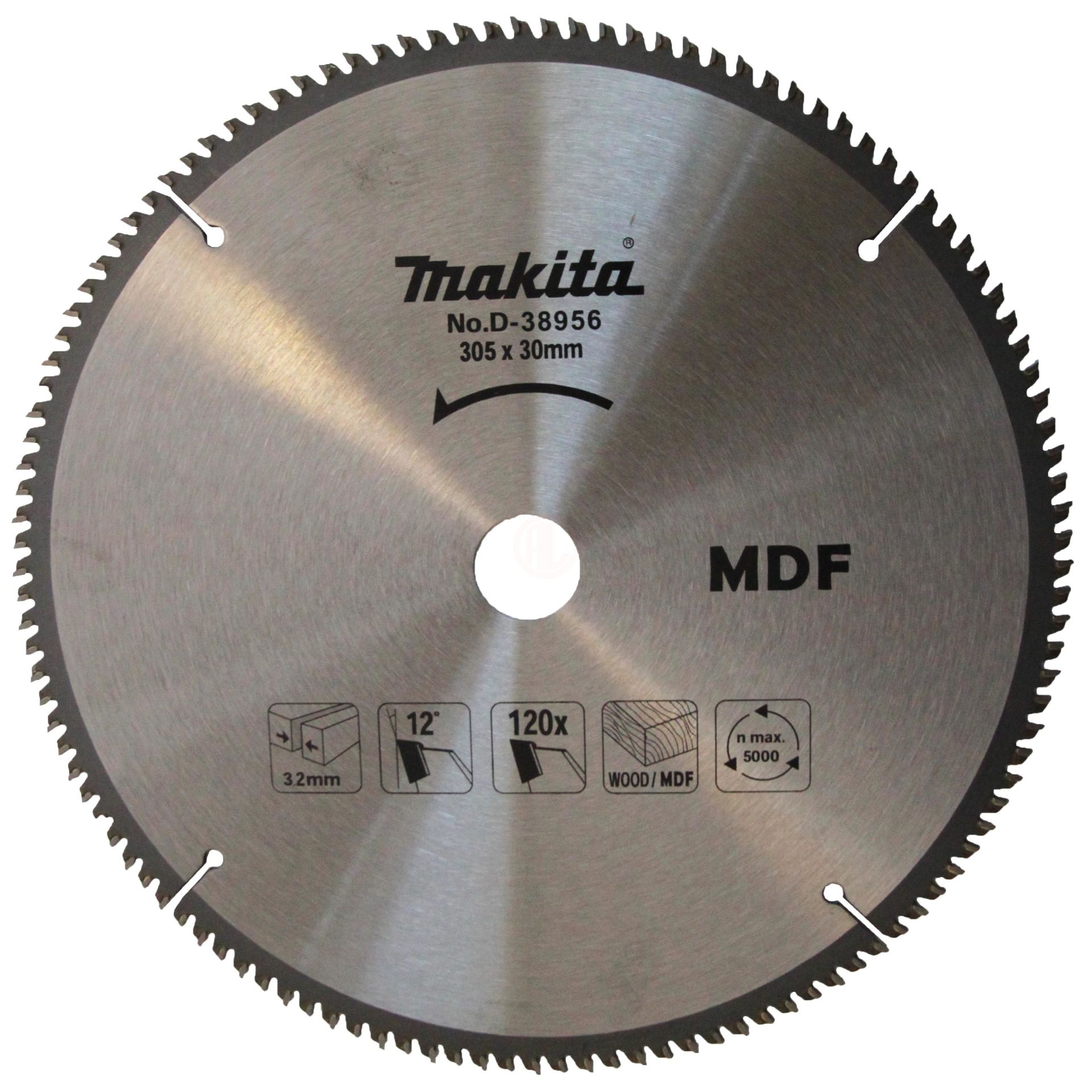 Makita Standart Ahşap Daire Testere 305x30 mm 120 Diş (ATB) (D-38956)