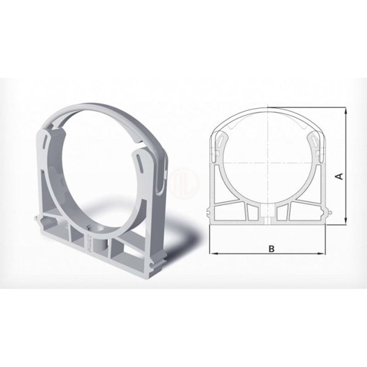 Fırat PVC Atık Su Kelepçesi 50 mm - 7016005050