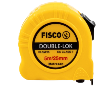Fisco Çelik Şerit Kısa Metre Double-Lok 5 Mt 25 mm