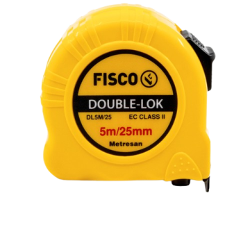 Fisco Çelik Şerit Kısa Metre Double-Lok 5 Mt 25 mm