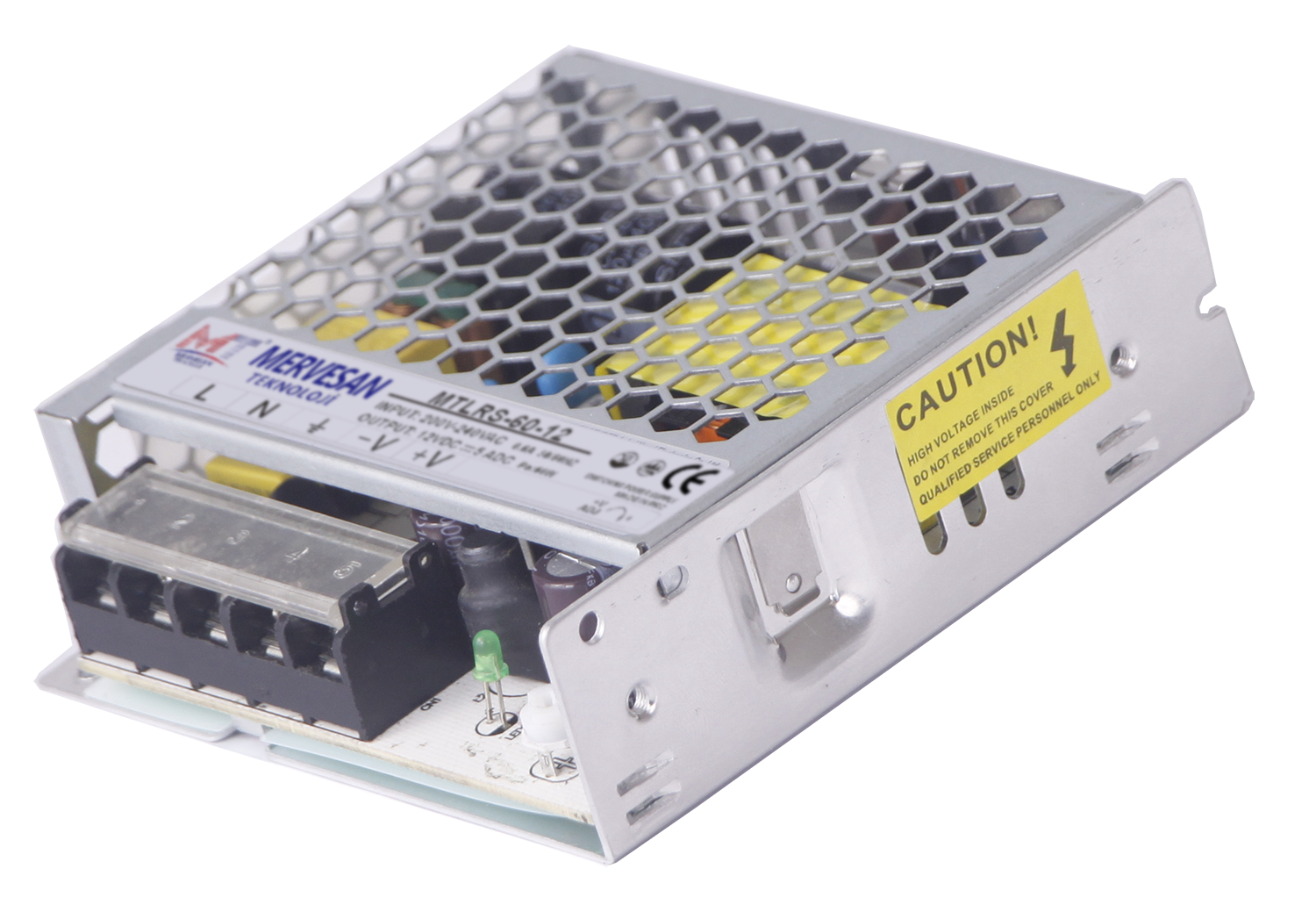 Mervesan Metal Kasalı İç Mekan Ac/Dc (Smps) Adaptör 60W 12V