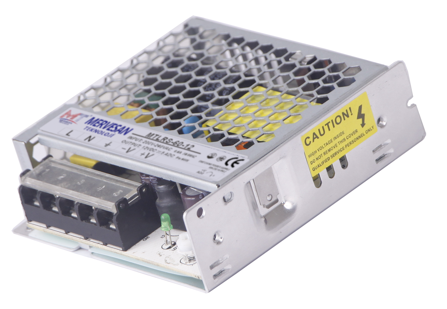Mervesan Metal Kasalı İç Mekan Ac/Dc (Smps) Adaptör 60W 12V