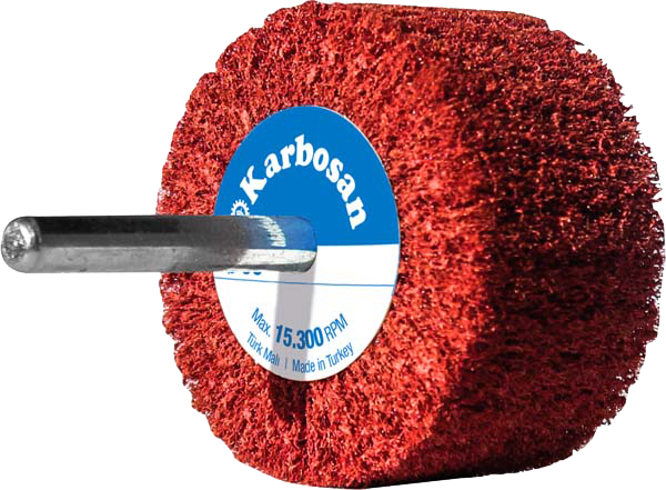 Karbosan Saplı Mop Zımpara Elyaf 40x30 mm - KAR915348