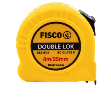Fisco Çelik Şerit Kısa Metre Double-Lok 8 Mt 25 mm