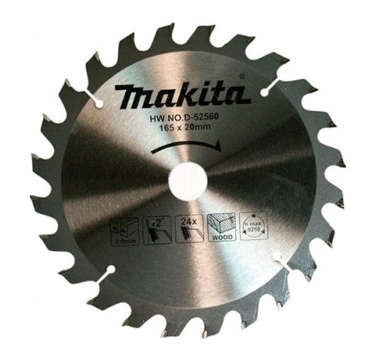 Makita Ekonomik Ahşap Daire Testere 165x20 mm 24 Diş (D-52560)