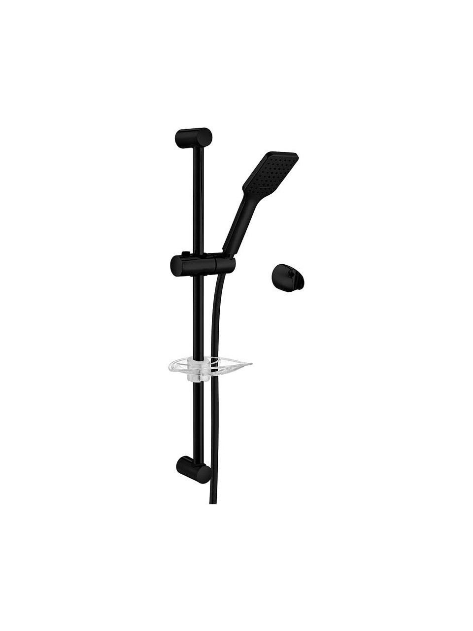 Eca Tiera Banyo Üst Takım Mat Siyah 46029C1