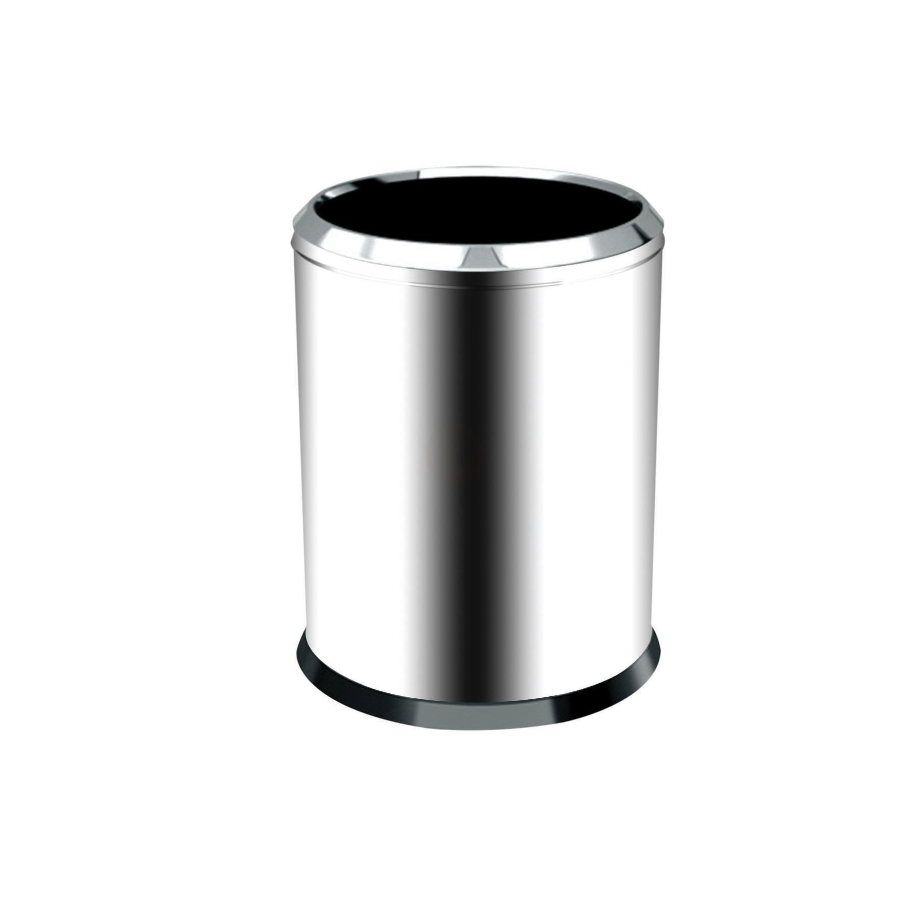 Palex Krom Çemberli Çöp Kovası 12 Lt 430 Kalite - 3820-12