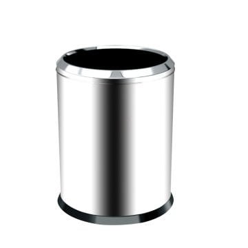 Palex Krom Çemberli Çöp Kovası 16 Lt 430 Kalite - 3820-16