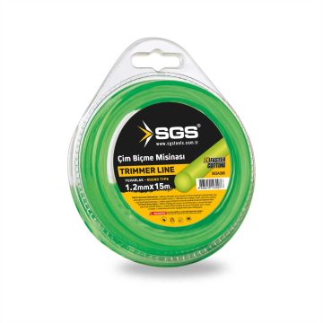 SGS Tırpan Misinası 1.2 Mm 15 Mt Yuvarlak (Yeşil)