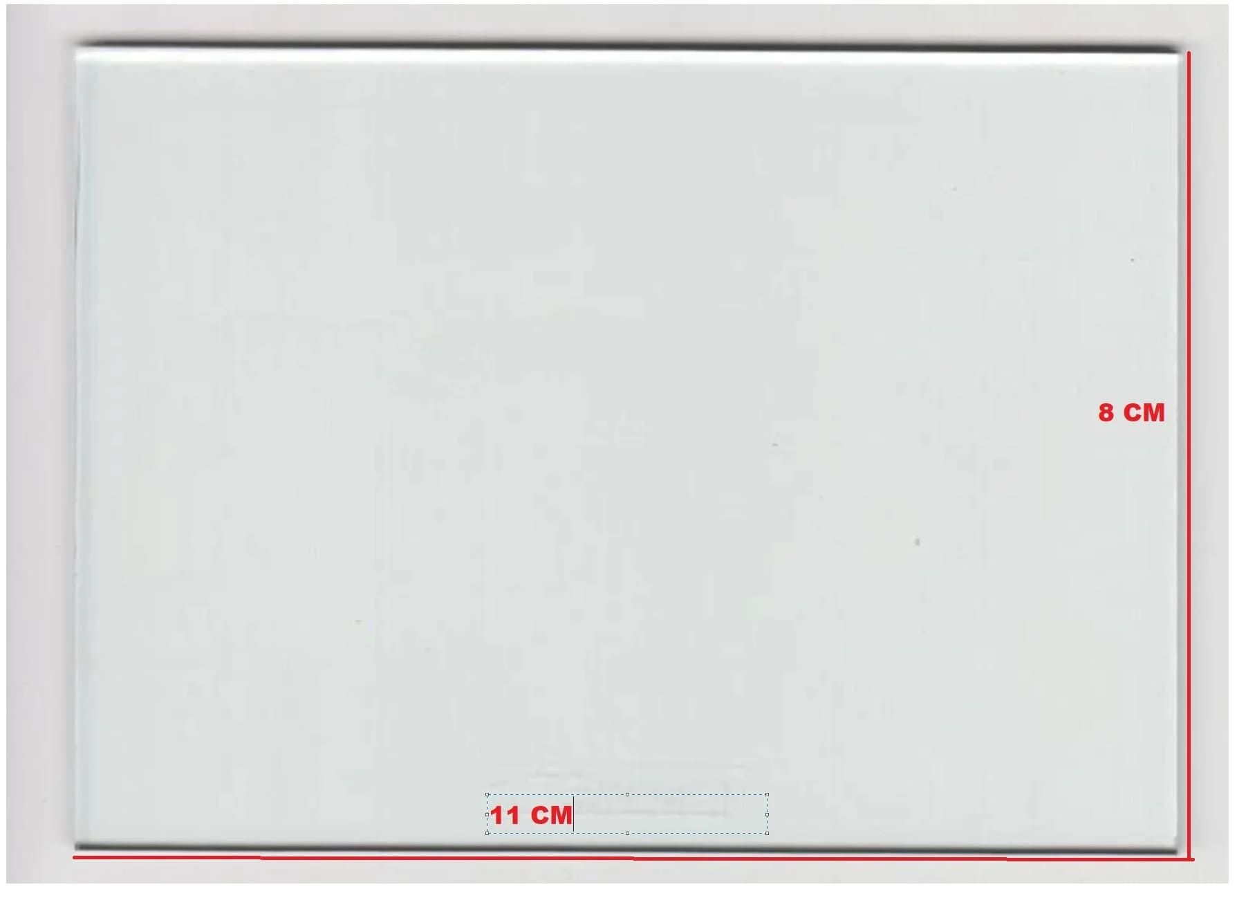 Şeffaf Kaynak Camı 80X110 Mm