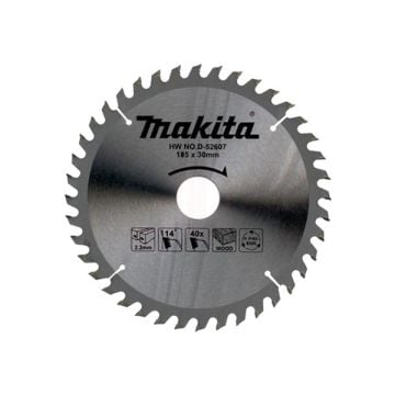 Makita Ekonomik Ahşap Daire Testere 185x30 mm 40 Diş (D-52607)
