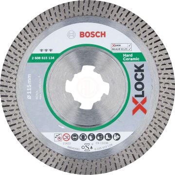 Bosch X-Lock Elmas Kesme Diski Best For Hard Ceramic 115x22,23 mm - 2608615134