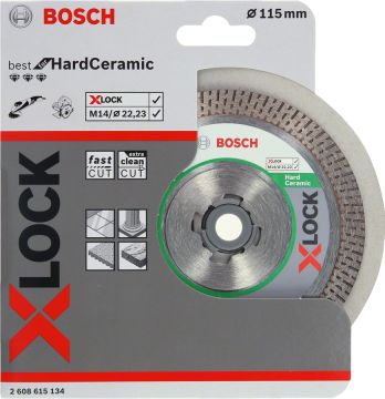Bosch X-Lock Elmas Kesme Diski Best For Hard Ceramic 115x22,23 mm - 2608615134