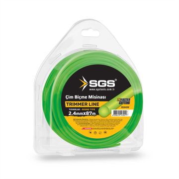 SGS Tırpan Misinası 2.4 Mm 87 Mt Yuvarlak (Yeşil)