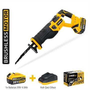 SGS 5565 Akülü Tilki Kuyruğu Seti 185 Mm 1x4.0 Ah (Kömürsüz Motor)