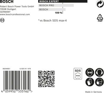 Bosch Kırıcı Delici Uç SDS-Max-8X Expert 25x720 mm (1 Adet) - 2608900242