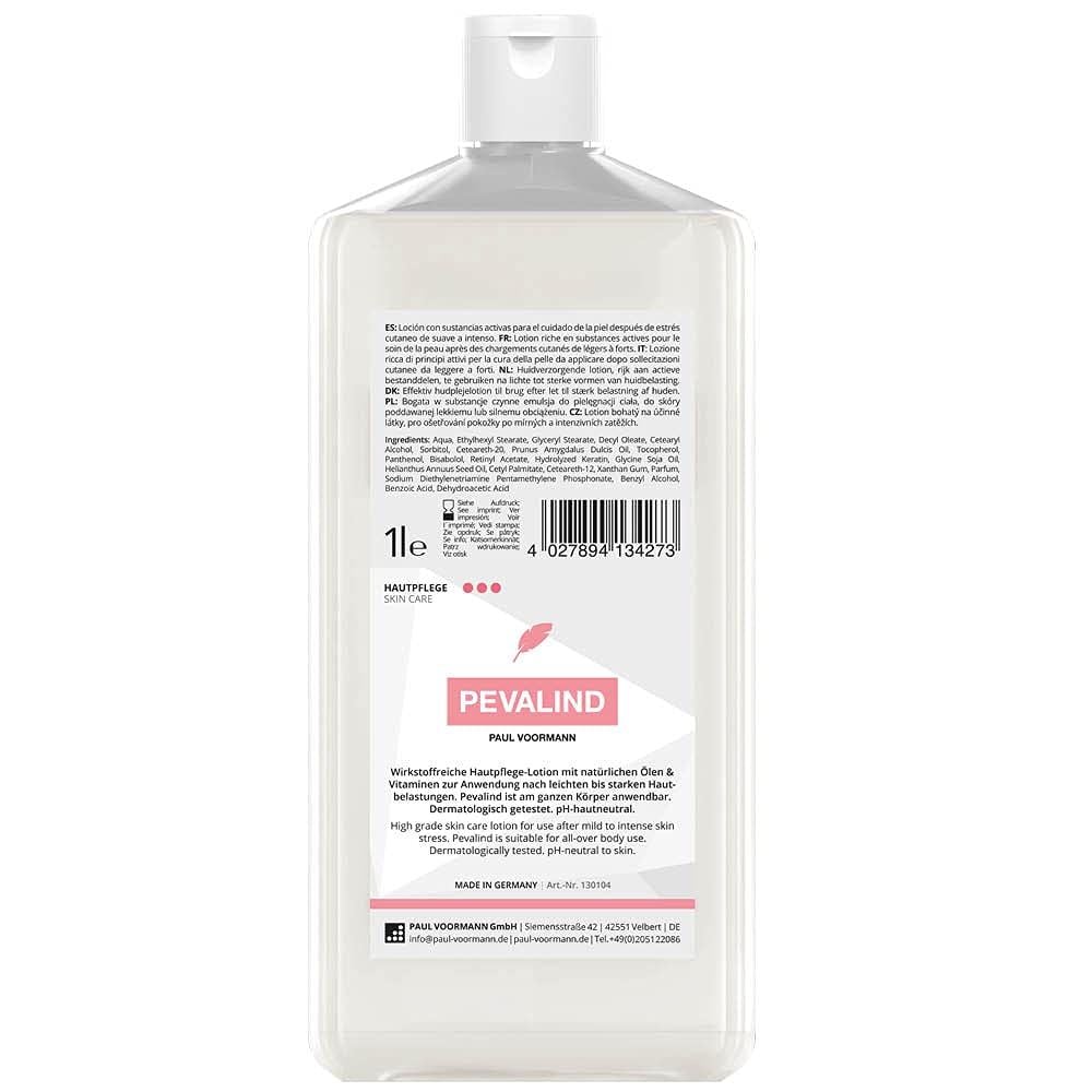 Pevalind Cilt Bakım Kremi 1 Lt (Plastik Şişe)