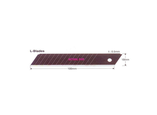 Japon Maket Bıçak Yedeği (1 Paket/10 Adet) LB-10BWH