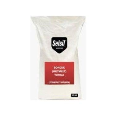 Selsil Boncuk Tutkal 20 Kg Eğri Kenar Şeffaf