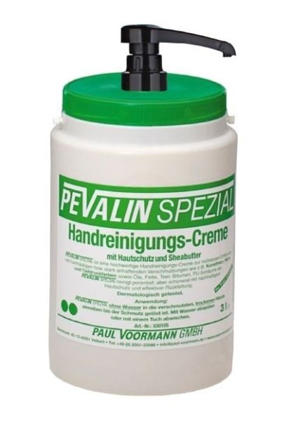 Pevalin Spezial El Temizleme ve Bakım Kremi 3 Lt (Kavanoz Plastik Pompalı)