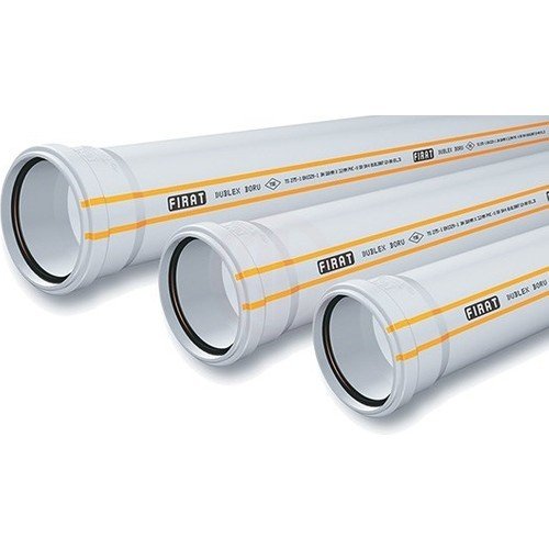Fırat PVC Atık Su Borusu Dublex 75/500 mm - 7030070050