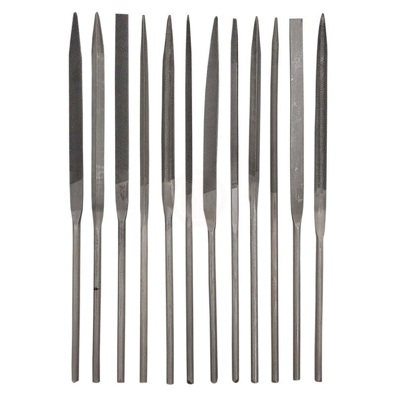 Three Files EGSAAT14012 SAATÇİ EĞE SETİ 12 PARÇA 140 MM - THRSAAT14012