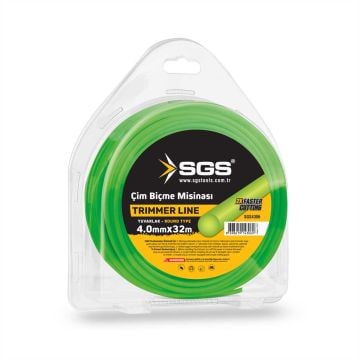 SGS Tırpan Misinası 4.0 Mm 32 Mt Yuvarlak (Yeşil)