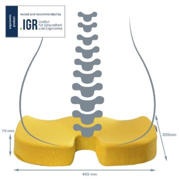 Leitz Ergo Cosy Oturma Yastığı, 52840019, Sarı