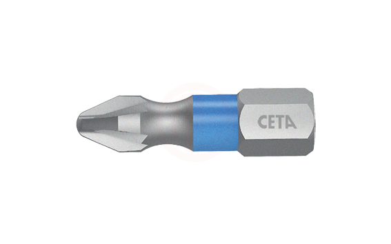 Ceta Form 1/4 İnç Pozidriv Bits Uç (Renk Kodlu) Pz3X25 Mm