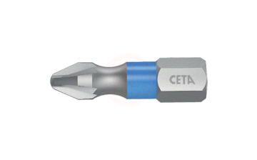 Ceta Form 1/4 İnç Pozidriv Bits Uç (Renk Kodlu) Pz3X25 Mm